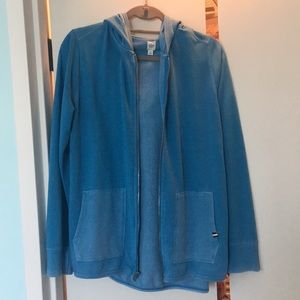 Blue zip up hoodie/jacket